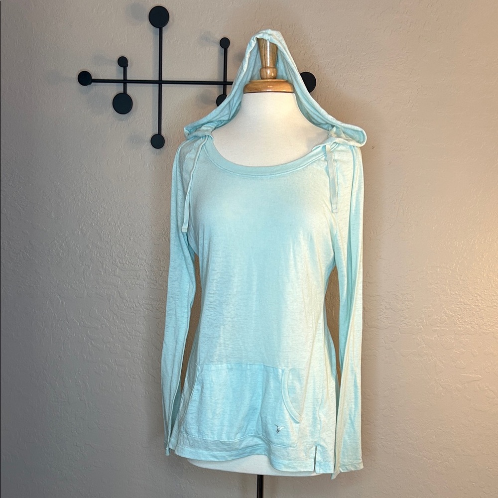 Old Navy Semi-Fitted Women's Aqua Hoodie